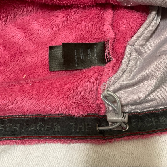 The North Face Women's Osito Jacket Full Zip Fuzzy Fleece Women SZ M Pink - Picture 12 of 16
